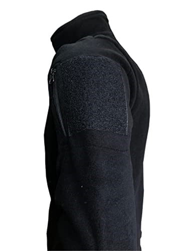 Flaş Tactical Erkek Tam Fermuarlı 5 Cepli Taktik Polar Mont Sıcak Kış Açık Hava Yürüyüş Yürüyüş Dik Yaka Ceket