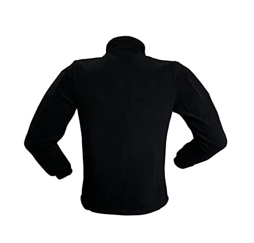 Flaş Tactical Erkek Tam Fermuarlı 5 Cepli Taktik Polar Mont Sıcak Kış Açık Hava Yürüyüş Yürüyüş Dik Yaka Ceket