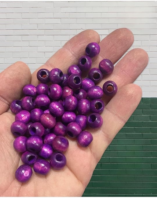 Flea Market Ekonomik Paket 1 Kilo 10mm Ahşap, Eko1KG10LİLAA