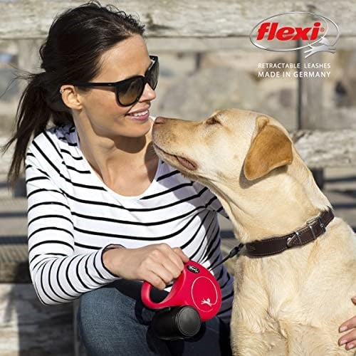 Flexi New Classic L Beden Mavi 8MT Şerit Tasma - Seçenekler: Extra Large 3 m, Small 5 m, Medium 5 m, Large 8 m