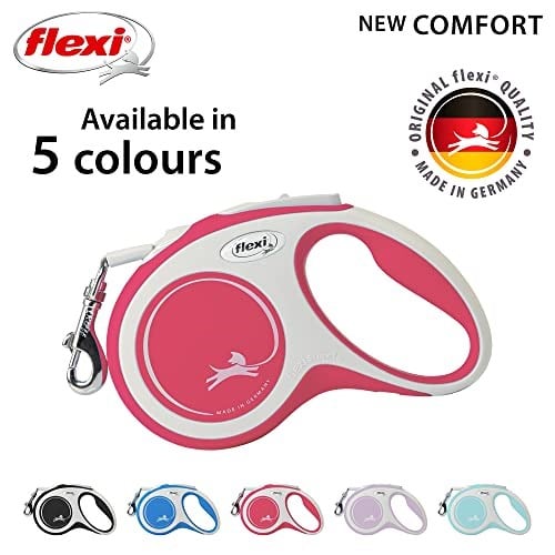 Flexi New Comfort 5 m Şerit Small Otomatik Köpek Tasması - Bedenler: S, Medium (Pack of 1)