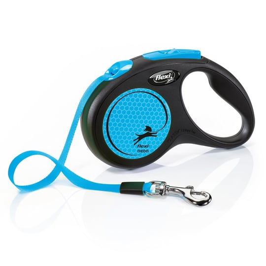 Flexi New Neon S Beden Mavi 5MT Şerit Tasma