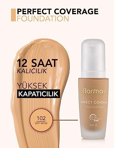 Flormar Perfect Coverage Foundation 30ml