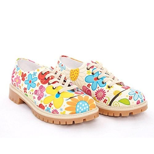 Flowers Oxford Ayakkabı TMK5505