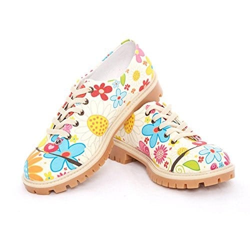Flowers Oxford Ayakkabı TMK5505