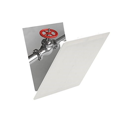 Fluidmaster AP-0808 Sıhhi Tesisat, Kablolama ve Kablolar için Erişim Paneline Tıklayın, Boyut 20 cm. x 20 inç, Kolay Kurulum, Beyaz