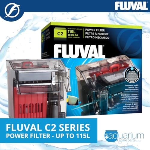 Fluval C2 Clip-On 5 kademeli akvaryum filtresi, dış filtre, 38-115l - Seçenekler: C4, 38-115l, 75-190l