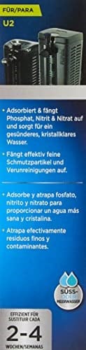 Fluval Clearmax filtre parçası, fosfat, nitrit ve nitrat emilimi için birinci sınıf reçineli, Fluval iç filtre U2, 2li paket - Seçenekler: U2, 2-er Pack, U3, 2er Pack