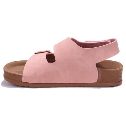 Fly Soft S961 Pembe Ortopedik Günlük Kız Çocuk Spor Sandalet