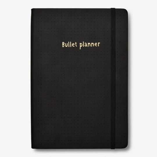 Flying Tiger Copenhagen A5 Bullet Planlayıcı Defter Siyah