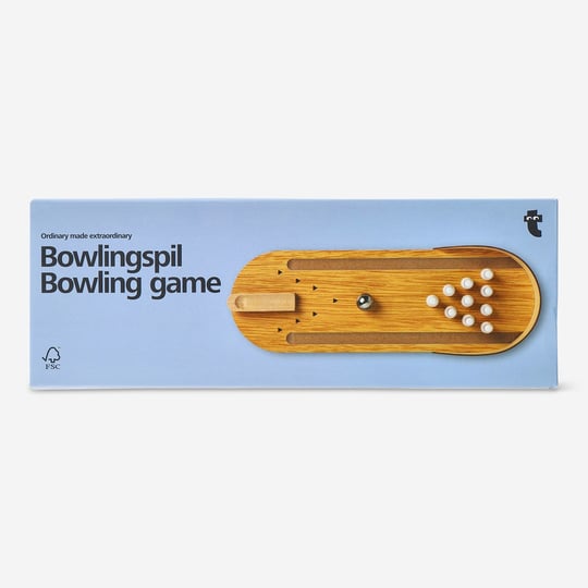 Flying Tiger Copenhagen Mini Ahşap Bowling Oyunu