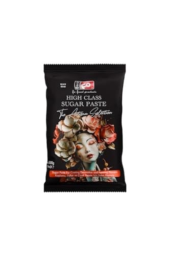 FO Siyah High Class Kaplama, Dekor ve Çiçek Yapımı için Şeker Hamuru 1 kg