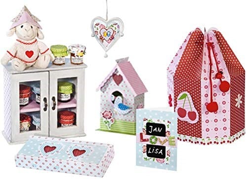 folia 46849 - Motif bloğu Mittsommerland, 24 x 34 cm, 26 yaprak ayrılmış, 13 x motif karton 270 g/m2 ve 13 x motif kağıdı 80 g/m2, çeşitli el işleri  - Seçenekler: Mittsommerland, Minimalist., Yapılar
