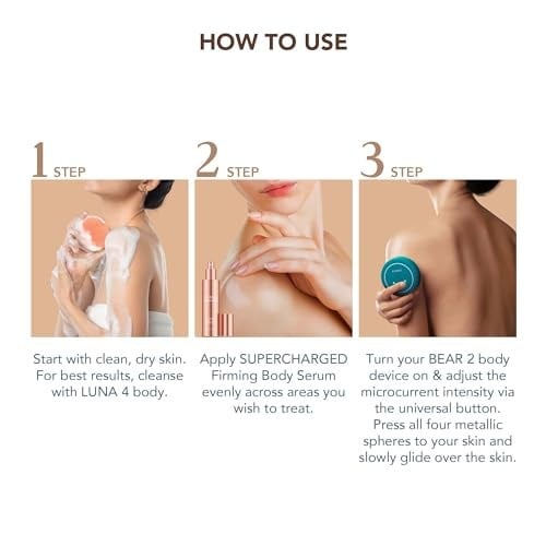 FOREO SUPERCHARGED Vücut Serumu, 100 mL - İletken ve Sıkılaştırıcı - Selülit Karşıtı - Yaşlanma Karşıtı Vücut Bakımı - 8 çeşit Hyaluronik Asit - Dermatolojik Olarak Test Edilmiştir - Tüm Cilt Tipleri