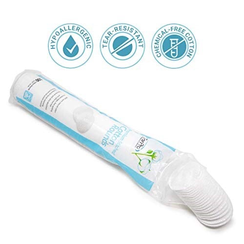 ForPro Premium Dikişli Pamuk Yuvarlaklar, Makyajı, Oje ve Temizleme Yüzünü Çıkarmak için%100 Saf Pamuk Pedler, 600 Adet (6-100 Pamuk Yuvarlak Paket)