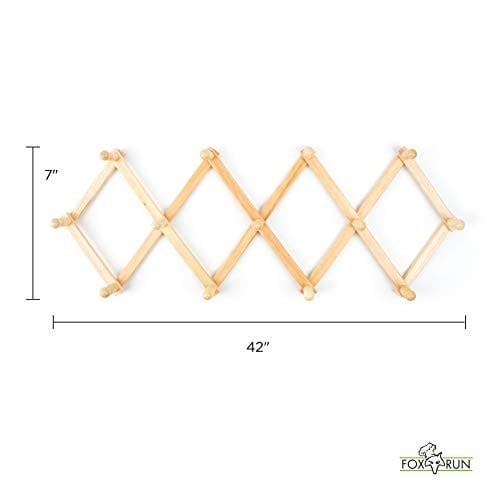 Fox Run Expandable Coffee Mug Wall Rack Tea Cup Holder Kitchen Organization New