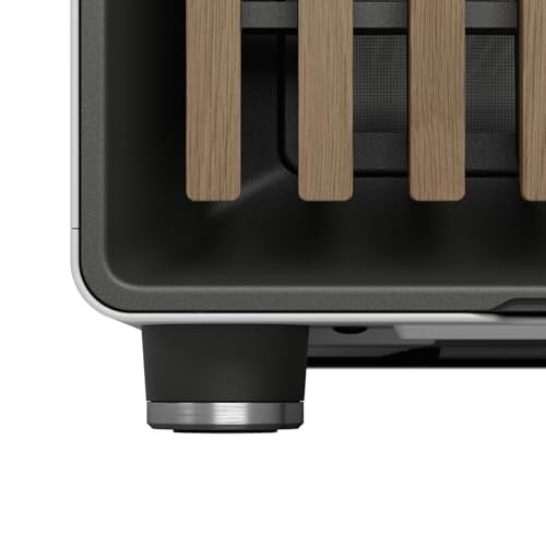 Fractal Design North Chalk White TG Clear | İki adet 140 mm fan önceden yüklenmiş, USB-C, 355 mmye kadar grafik kartı, mükemmel hava akışı