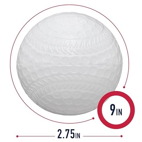 Franklin Sports Aero-Strike plastik Baseballs-Pack 8 (70 mm)