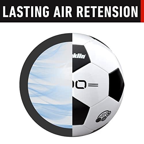 Franklin Sports Competition F-100 Soccer Ball - Available In Size 3, Size 4 and Size 5 - Youth and Adult Soccer Ball - Available As Individual Ball or Bulk (12) Deflated with Pump