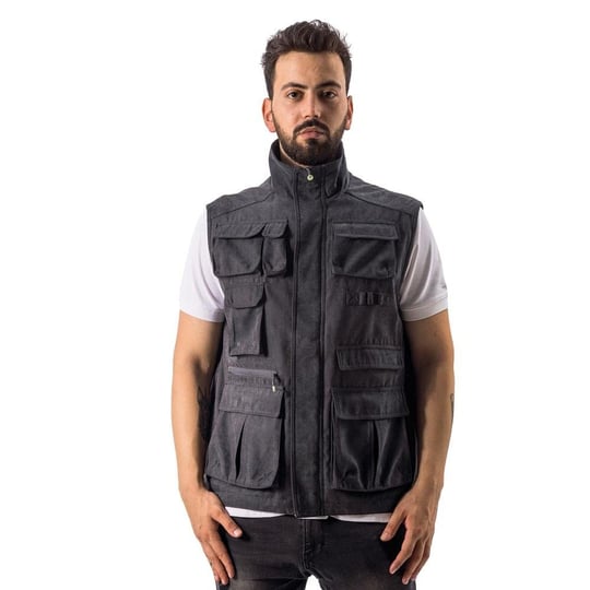 Free Camp Vest Erkek Balıkçı Yelek ANTRASİT XL