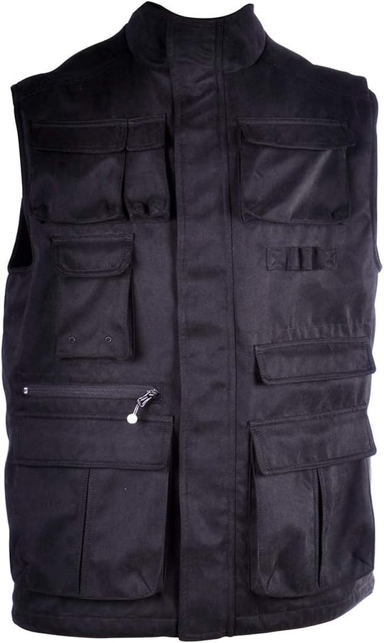 Free Camp Vest Erkek Balıkçı Yelek SİYAH S