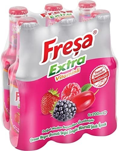 Freşa Extra Orman Meyve Aromalı Maden Suyu (200 ml x 6 Adet)