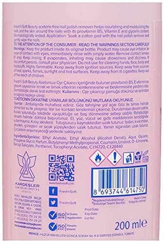 Freshn Soft Beauty Asetonsuz Oje Çıkarıcı (200 ml)