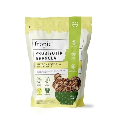 Fropie Brezilya Cevizi & Türk Kahvesi Probiyotik Granola -200 g