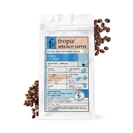 Fropie Finca La Mora Kavrulmuş Nitelikli Kahve Çekirdeği-Honduras-250 g