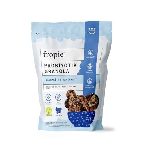 Fropie Probiyotik Granola - Badem & Vanilya 200 gr