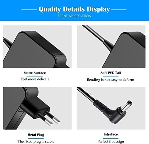FSKE 19V 2.37A 45 W Laptop Şarj ASUS X555 X551 X551 AD883220 X751 K55 N55 N55 V85 K53 K53 X401 Toshiba için Güç Kaynağı, Laptop Şarj Kablosu AC Güç Kaynağı Fiş Boyutu: 5.5 x 2,5 mm (4.0x1.35mm için de