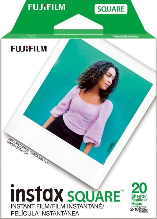 Fujifilm Instax Kare İkiz Paket Film - 20 Pozlama