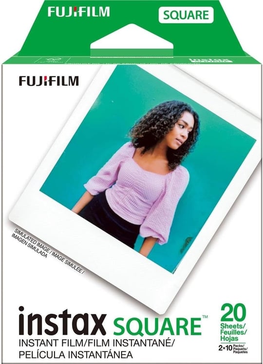 Fujifilm Instax Kare İkiz Paket Film - 20 Pozlama