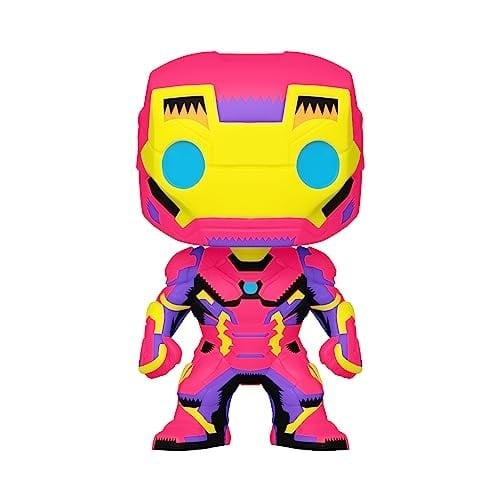 Funko 48846 Marvel Black LighIron Man Koleksiyon, Renkli Oyuncak Figür