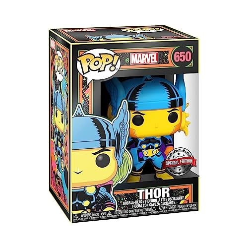 Funko 48847 Marvel Black LighThor Koleksiyon, Renkli Oyuncak Figür