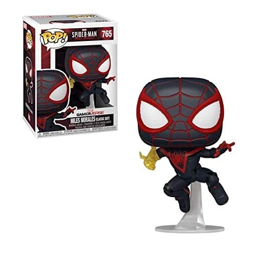 Funko 50150 POP Oyunları: Miles Morales- Chase ile Miles (Klasik)