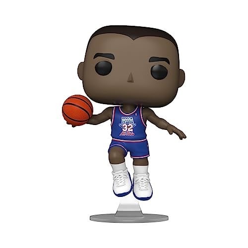 Funko 59373 POP NBA:Efsaneler Magic Johnson(Mavi All Star Uni 1991), Renkli Oyuncak Figür