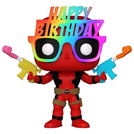 Funko Pop! 54687 Deadpool - Birthday Glasses Deadpool 30th Anniversary Pop! Vinyl Figure #783