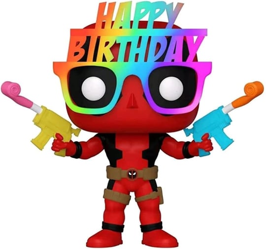 Funko Pop! 54687 Deadpool - Birthday Glasses Deadpool 30th Anniversary Pop! Vinyl Figure #783