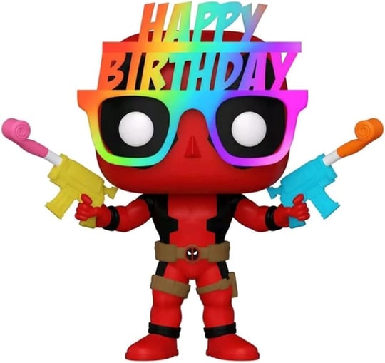 Funko Pop! 54687 Deadpool - Birthday Glasses Deadpool 30th Anniversary Pop! Vinyl Figure #783