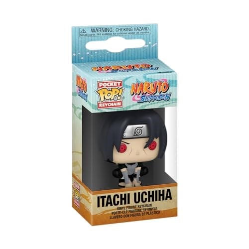 Funko Pop! Anahtarlık: Naruto - Itachi Uchiha - (Moonlit) - Vinil Mini Figür Koleksiyon Orijinal Anahtarlık - Çorap Dolgusu - Hediye Fikri - Resmi Ürün - Anime Hayranları - Mini figür