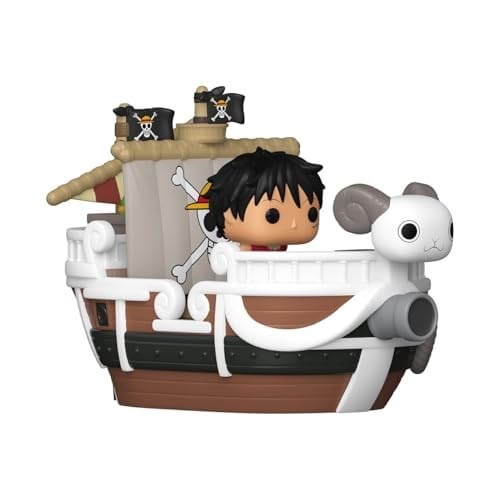 Funko Pop! Bitty Ride: One Piece - Going Merry with Monkey D. Luffy - 0,9 inç ve 1,3 inç (2,3 ve 3,3 cm) - Anime Koleksiyonluk - Resmi Ürün - Hediye Fikri - Çocuklar ve Yetişkinler için Oyuncaklar