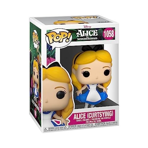 Funko Pop! Disney: Alice 70th - Alice Curtsying - Alice in Wonderland - Vinil Koleksiyon Figürü - Hediye Fikri - Resmi Ticari Ürünler - Çocuklar ve Yetişkinler için Oyuncak - Film Hayranları