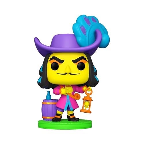 Funko POP Figür Disney: Villains- Captian Hook(Blacklight)