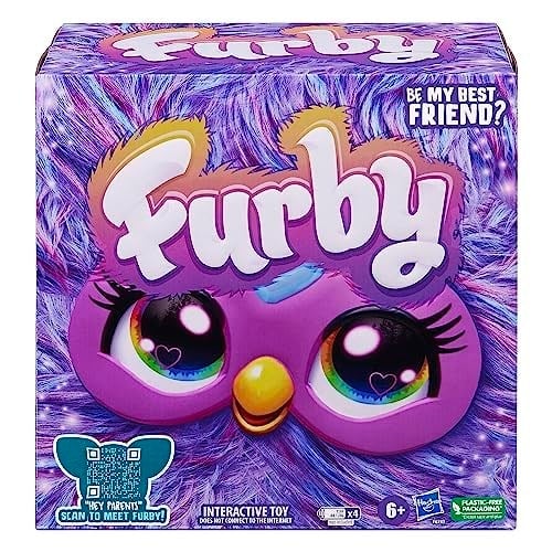 Furby Mor İnteraktif Pelüş Oyuncak - İngilizce versiyonu