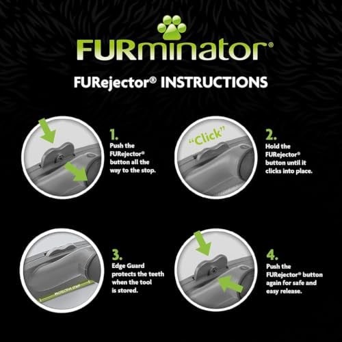 Furminator Uzun Tüylü Köpekler için - Small - Seçenekler: Kurzhaar, Langhaar