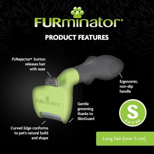 Furminator Uzun Tüylü Köpekler için - Small - Seçenekler: Kurzhaar, Langhaar