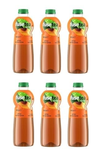 Fuse Tea Şeftali Aromalı Soğuk Çay, 1 Lt, 6lı Paket