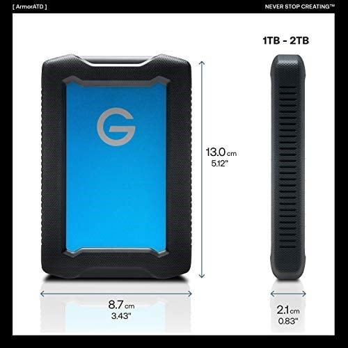 G-Tech ArmorATD All-Terrain Drive 1TB GARCWWA10001AAB