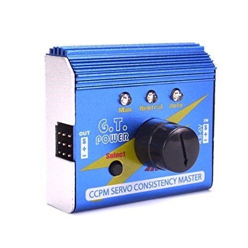 G.T. Power Servo Tetser Multi 3CH Dijital Servo Test Cihazı ECS Tutarlılık Hız Kontrolörü Kontrolörü RC Alüminyum Kabuk Servo Test Cihazı RC Helikopter Araba Tekne için